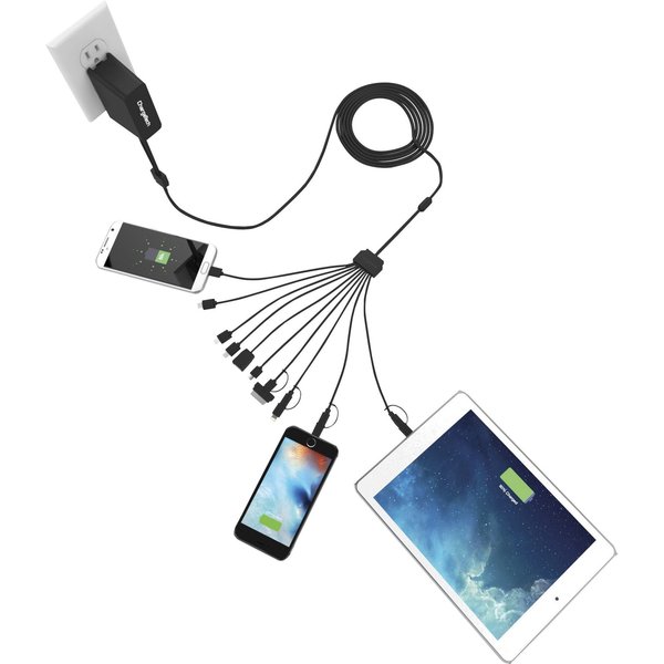 Chargetech Chargetech Universal Charging Squid 10 -Features 10 Charging Cables: CT-300058